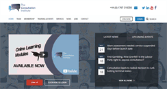 Desktop Screenshot of consultationinstitute.org